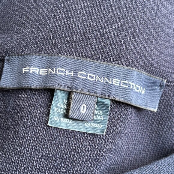 French Connection | Navy Blue Pencil Skirt - Picture 3 of 3